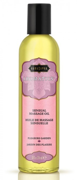 Массажное масло с цветочным ароматом Pleasure Garden - 236 мл. - Kama Sutra - купить с доставкой в Одинцово