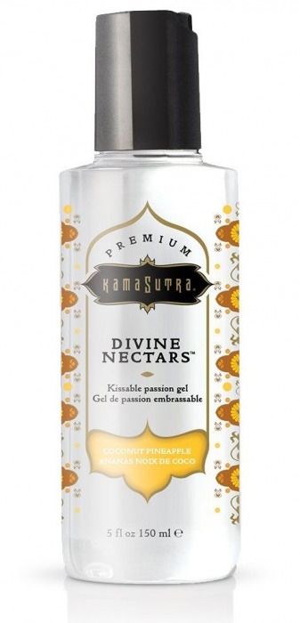 Гель-лубрикант на водной основе Divine Nectars Vanilla с ароматом ванили - 150 мл. - Kama Sutra - купить с доставкой в Одинцово