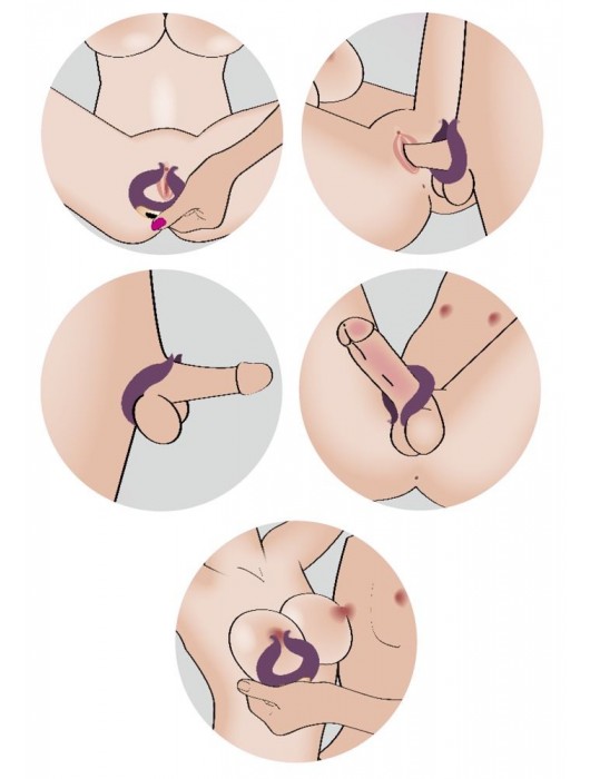 Вибратор для пар Two Motors Couple’s Ring в форме кольца - Orion - в Одинцово купить с доставкой