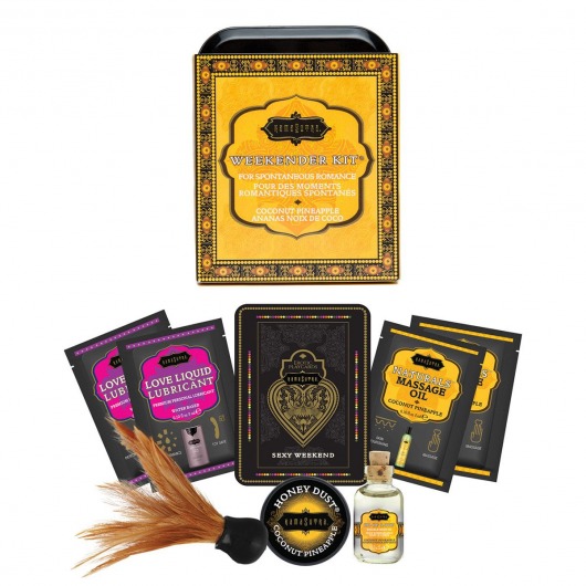Эротический набор Weekender Kit Coconut Pineapple - Kama Sutra - купить с доставкой в Одинцово