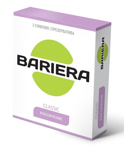 Классические презервативы Bariera Classic - 3 шт. - Bariera - купить с доставкой в Одинцово