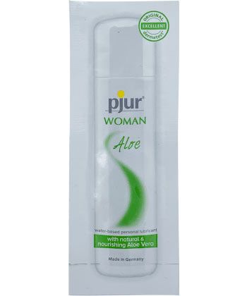 Лубрикант на водной основе pjur WOMAN Aloe - 2 мл. - Pjur - купить с доставкой в Одинцово