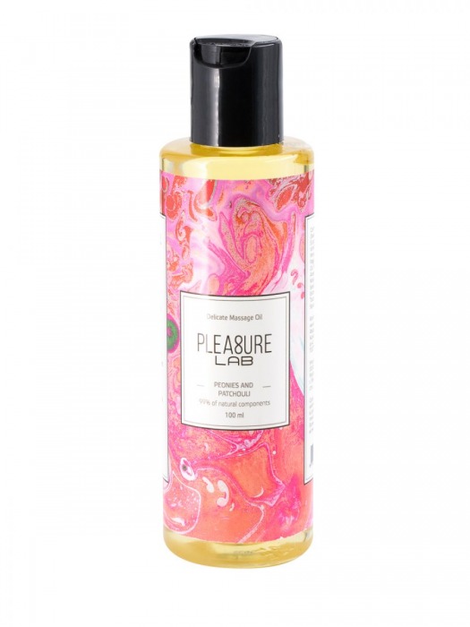 Массажное масло Pleasure Lab Delicate с ароматом пиона и пачули - 100 мл. - Pleasure Lab - купить с доставкой в Одинцово