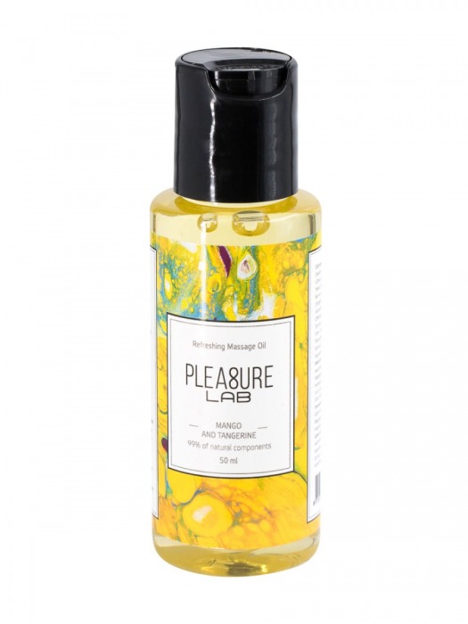 Массажное масло Pleasure Lab Refreshing с ароматом манго и мандарина - 50 мл. - Pleasure Lab - купить с доставкой в Одинцово