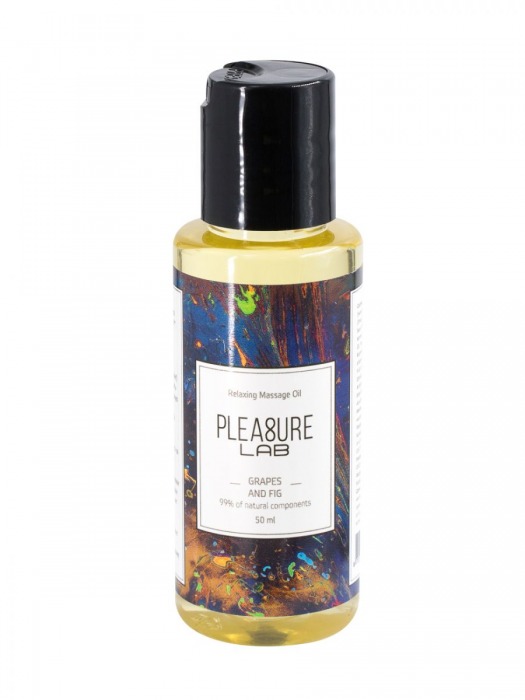 Массажное масло Pleasure Lab Relaxing с ароматом винограда и инжира - 50 мл. - Pleasure Lab - купить с доставкой в Одинцово