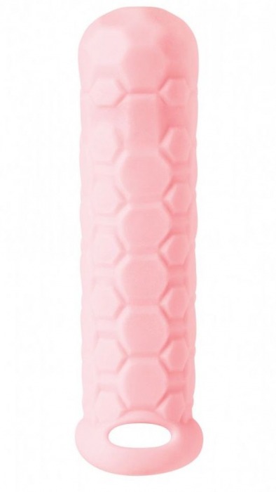 Розовый фаллоудлинитель Homme Long - 15,5 см. - Lola Games - в Одинцово купить с доставкой