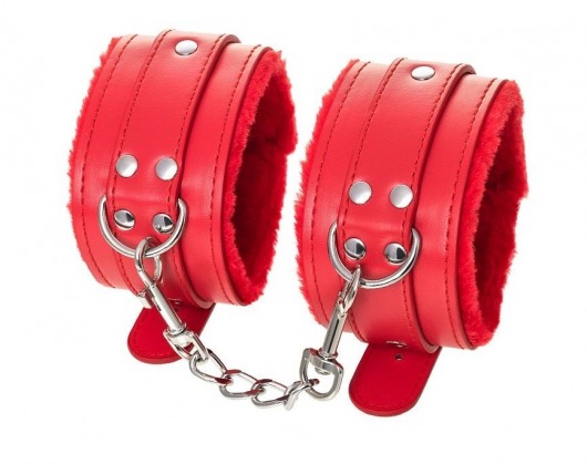 Красные оковы Anonymo из искусственной кожи - ToyFa - купить с доставкой в Одинцово