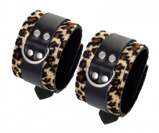 Наручники Anonymo с анималистическим принтом - ToyFa - купить с доставкой в Одинцово