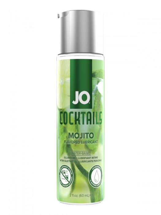 Вкусовой лубрикант на водной основе JO Cocktails Mojito - 60 мл. - System JO - купить с доставкой в Одинцово
