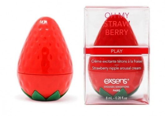 Крем для стимуляции сосков Oh My Strawberry - 8 мл. - Exsens - купить с доставкой в Одинцово