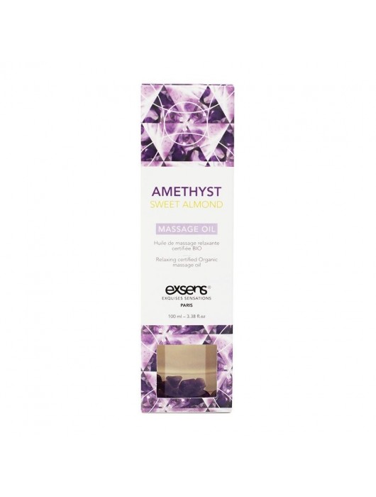 Органическое массажное масло AMETHYST SWEET ALMOND - 100 мл. - Exsens - купить с доставкой в Одинцово