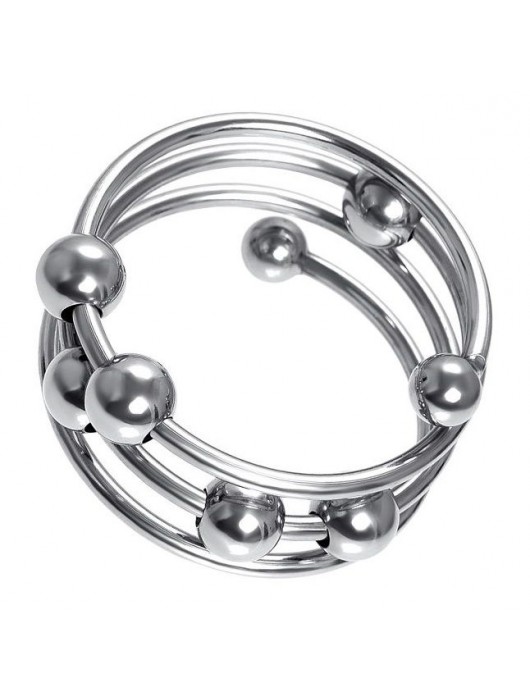 Большое металлическое кольцо под головку пениса - ToyFa - купить с доставкой в Одинцово