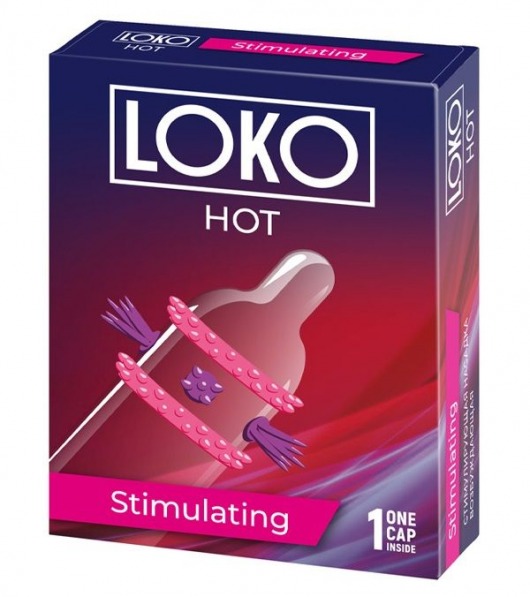 Стимулирующая насадка на пенис LOKO HOT с возбуждающим эффектом - Sitabella - в Одинцово купить с доставкой