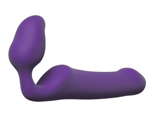Фиолетовый безремневой страпон Queens L - Adrien Lastic - купить с доставкой в Одинцово