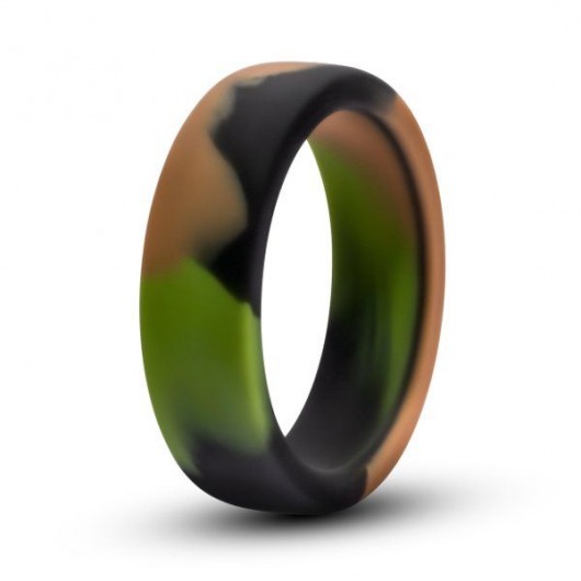 Эрекционное кольцо камуфляжной расцветки Silicone Camo Cock Ring - Blush Novelties - в Одинцово купить с доставкой