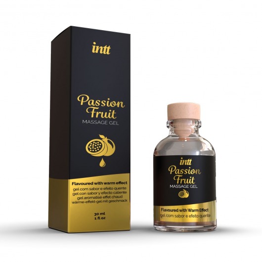 Массажный гель с ароматом маракуйи Passion Fruit - 30 мл. - INTT - купить с доставкой в Одинцово