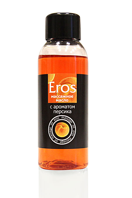 Массажное масло Eros exotic с ароматом персика - 50 мл. - Биоритм - купить с доставкой в Одинцово