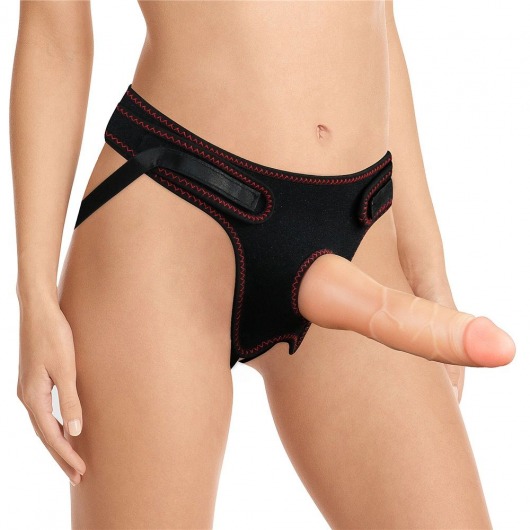 Женский страпон Easy Strapon Set 7.5 - 19 см. - Lovetoy - купить с доставкой в Одинцово