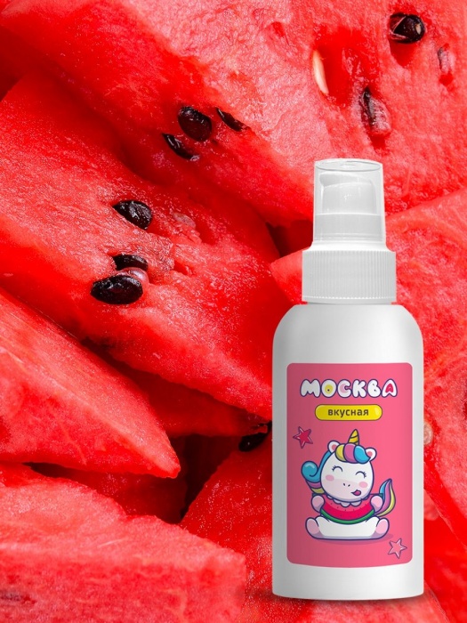 Универсальная смазка с ароматом арбуза  Москва Вкусная  - 100 мл. - Москва - купить с доставкой в Одинцово