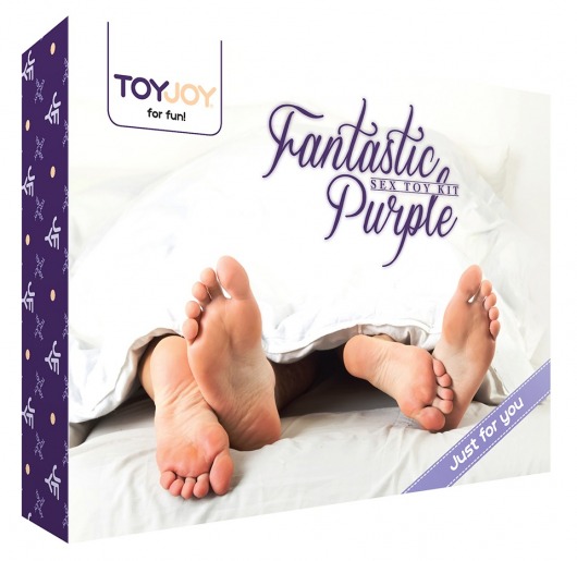 Эротический набор FANTASTIC PURPLE SEX TOY KIT - Toy Joy - купить с доставкой в Одинцово