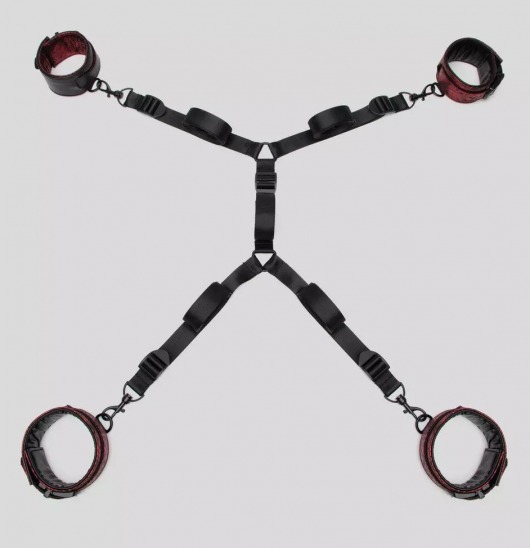 Изысканный набор фиксаций на кровати Reversible Under Mattress Restraint Set - Fifty Shades of Grey - купить с доставкой в Одинцово