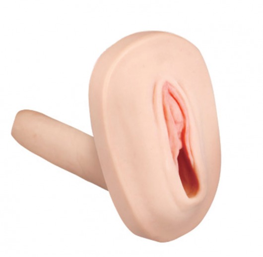 Мастурбатор-вагина с вибрацией и выносным пультом управления REALSTUFF SMOOTH   BALD - Dream Toys - в Одинцово купить с доставкой