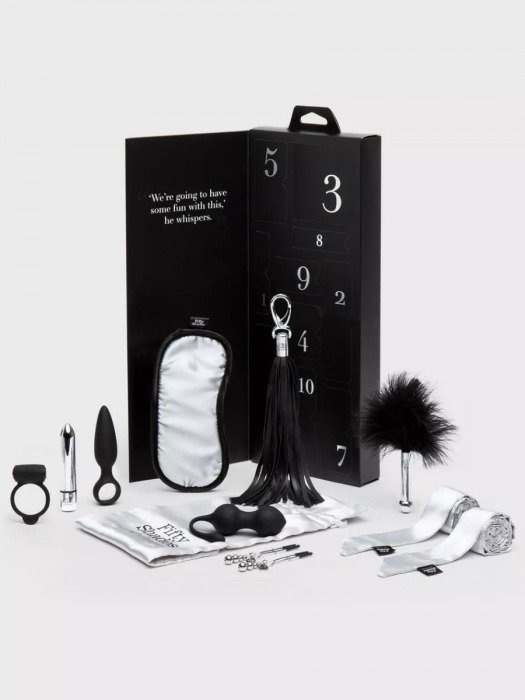 Эротический набор Pleasure Overload 10 Days of Play Gift Set - Fifty Shades of Grey - купить с доставкой в Одинцово
