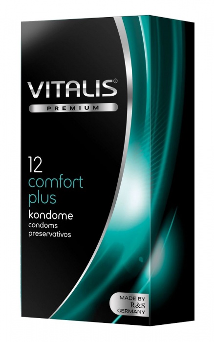 Контурные презервативы VITALIS PREMIUM comfort plus - 12 шт. - Vitalis - купить с доставкой в Одинцово