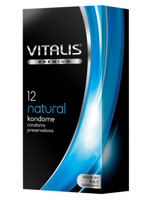 Классические презервативы VITALIS PREMIUM natural - 12 шт. - Vitalis - купить с доставкой в Одинцово