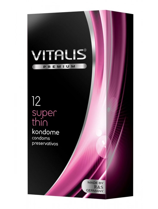 Ультратонкие презервативы VITALIS PREMIUM super thin - 12 шт. - Vitalis - купить с доставкой в Одинцово