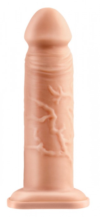 Телесный реалистичный фаллоимитатор с полостью Silicone Hollow Extension - 20 см. - Pipedream - купить с доставкой в Одинцово