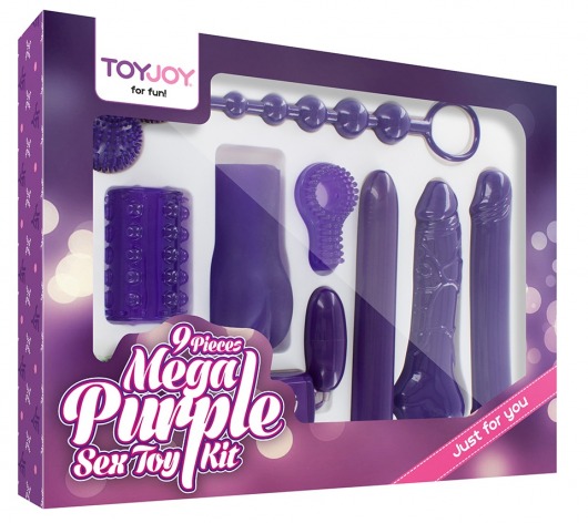 Эротический набор Toy Joy Mega Purple - Toy Joy - купить с доставкой в Одинцово