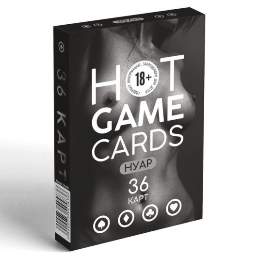 Игральные карты HOT GAME CARDS НУАР - 36 шт. - Сима-Ленд - купить с доставкой в Одинцово