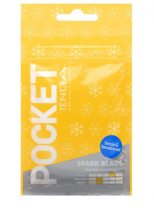 Карманный мастурбатор Spark Beads - Tenga - в Одинцово купить с доставкой