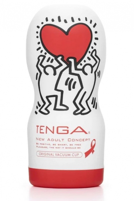 Мастурбатор Keith Haring Cup Deep Throat - Tenga - в Одинцово купить с доставкой