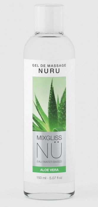 Массажный гель на водной основе Mixgliss NU Aloe Vera - 150 мл. - Mixgliss - купить с доставкой в Одинцово