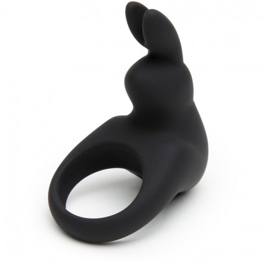 Черное эрекционное виброкольцо Happy Rabbit Rechargeable Rabbit Cock Ring - Happy Rabbit - в Одинцово купить с доставкой