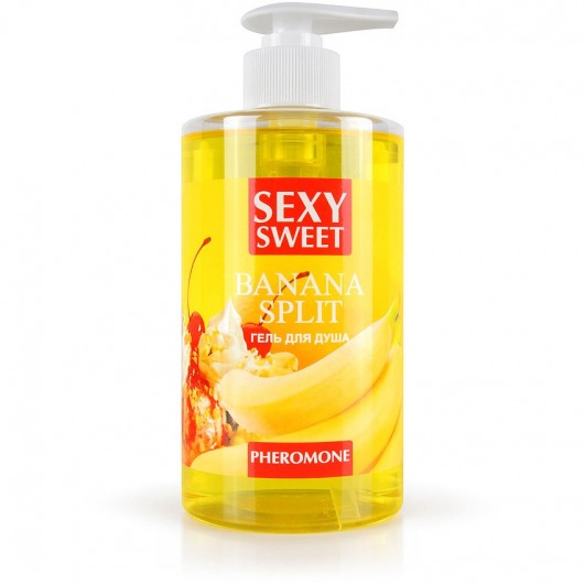 Гель для душа Sexy Sweet Banana Split с ароматом банана и феромонами - 430 мл. -  - Магазин феромонов в Одинцово