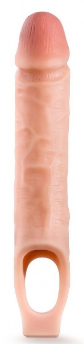 Телесная насадка на пенис 10 Inch Cock Sheath Extender - 25 см. - Blush Novelties - в Одинцово купить с доставкой