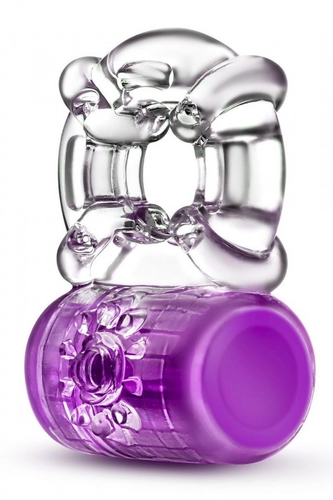 Фиолетовое эрекционное виброкольцо Pleaser Rechargeable C-Ring - Blush Novelties - в Одинцово купить с доставкой