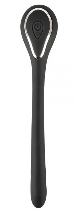 Черный гибкий уретральный стимулятор с вибрацией Vibrating Bendable Dilator - 13,5 см. - Orion - купить с доставкой в Одинцово