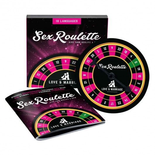 Настольная игра-рулетка Sex Roulette Love   Marriage - Tease&Please - купить с доставкой в Одинцово