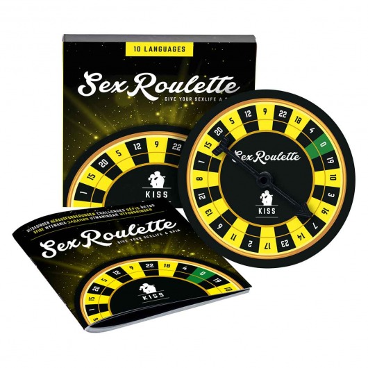 Настольная игра-рулетка Sex Roulette Kiss - Tease&Please - купить с доставкой в Одинцово