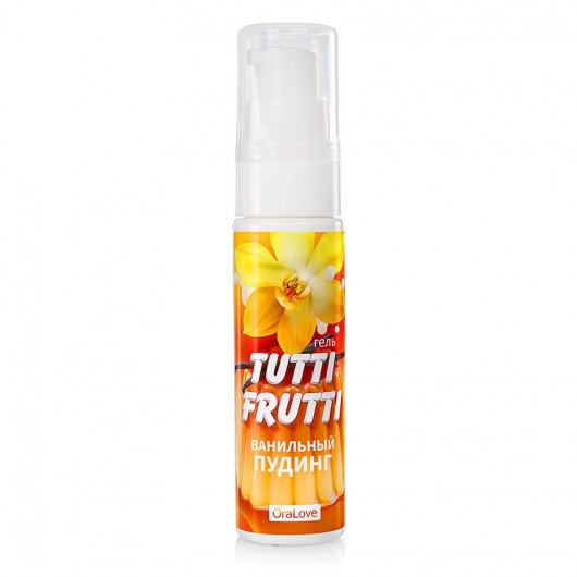 Интимный гель на водной основе Tutti-Frutti  Ванильный пудинг  - 30 гр. - Биоритм - купить с доставкой в Одинцово