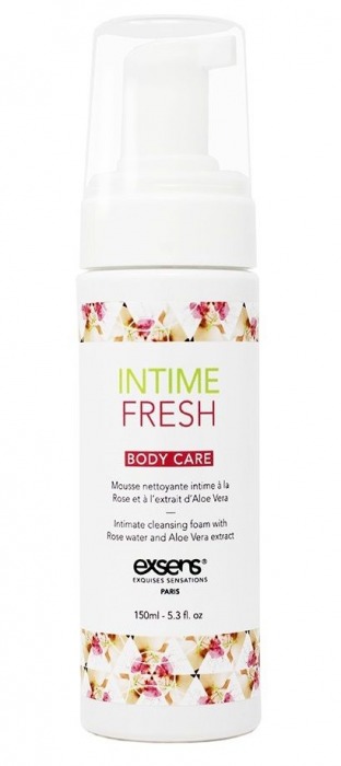 Органическая интимная очищающая пенка Intime Fresh - 150 мл. - Exsens - купить с доставкой в Одинцово