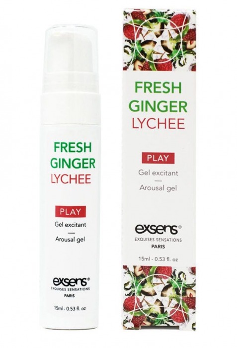 Возбуждающий гель Fresh Ginger Lychee Arousal Gel - 15 мл. - Exsens - купить с доставкой в Одинцово