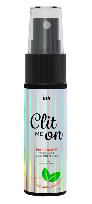 Клиторальный возбуждающий спрей Clit Me On Peppermint - 12 мл. - INTT - купить с доставкой в Одинцово