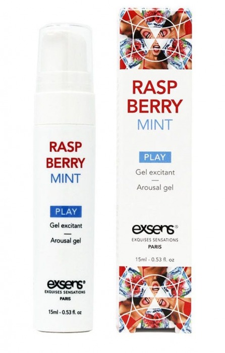 Возбуждающий гель Raspberry Mint с ароматом малины и мяты - 15 мл. - Exsens - купить с доставкой в Одинцово