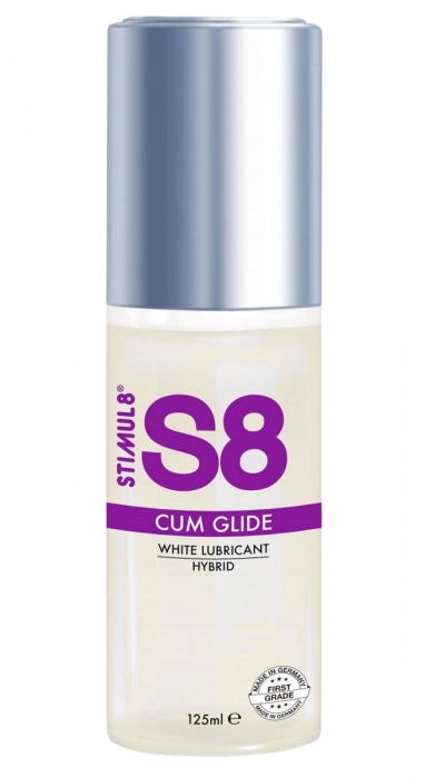 Гибридный лубрикант S8 Hybrid Cum Glide с консистенцией спермы - 125 мл. - Stimul8 - купить с доставкой в Одинцово
