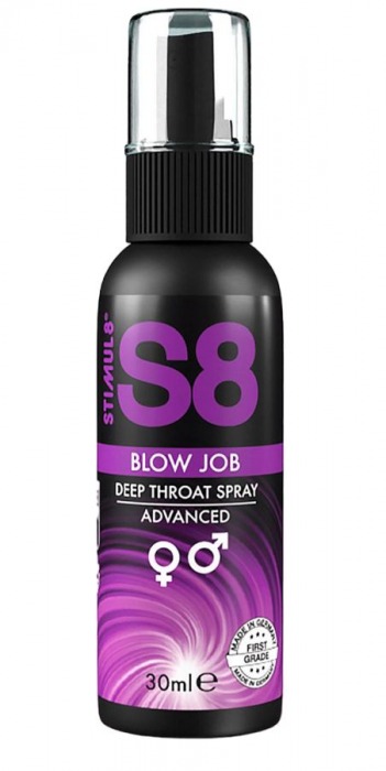 Лубрикант для орального секса S8 Deep Throat Spray - 30 мл. - Stimul8 - купить с доставкой в Одинцово